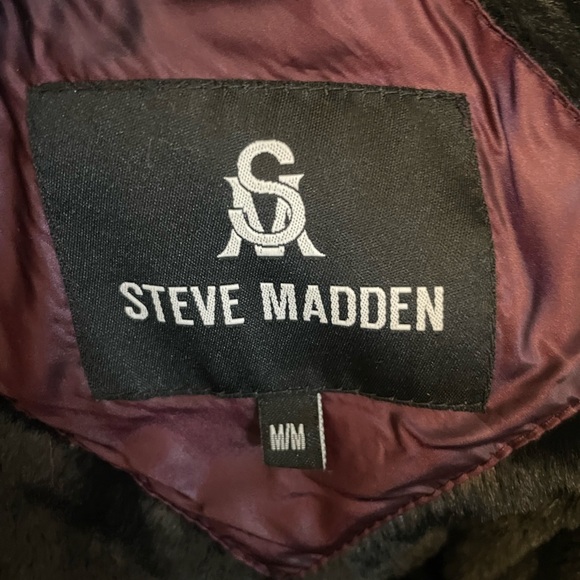 STEVE MADDEN Womens Faux Fur Lined Cold Weather Puffer Jacket - Picture 15 of 15